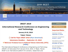 Tablet Screenshot of ircet.org
